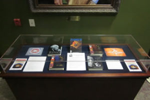 Jung exhibit in a display case